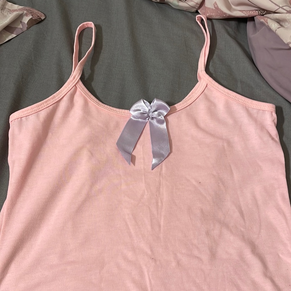 Pink tank top